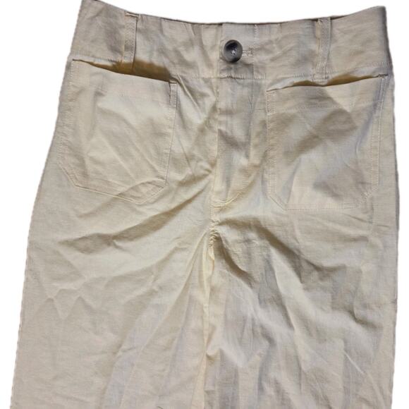 The Colette Beachy Linen Full-Length Wide-Leg Pants by Maeve 26 Nwts - Picture 6 of 10